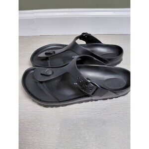 Birkenstock Gizeh EVA Thong Sandals Black Womens Size 37EU 6US Regular